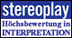 Stereoplay - Höchstbewertung in Interpretation