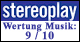 Stereoplay "Wertung Musik: 9/10