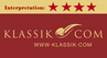 klassik.com - Interpretation: 4/5 Sternen klassik.com - Interpretation: 4/5 Sternen