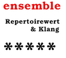 Ensemble - Magazin für Kammermusik - Repertoirewert und Klang: 5/5 Ensemble - Magazin für Kammermusik - Repertoirewert und Klang: 5/5