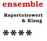 Ensemble - Magazin für Kammermusik - Repertoirewert und Klang: 4/5 Ensemble - Magazin für Kammermusik - Repertoirewert und Klang: 4/5