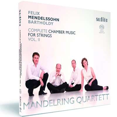 Felix Mendelssohn Bartholdy: String Quartets in D major (Op. 44 No. 1), in E minor (Op. 44 No. 2) & in F minor (Op. 80)