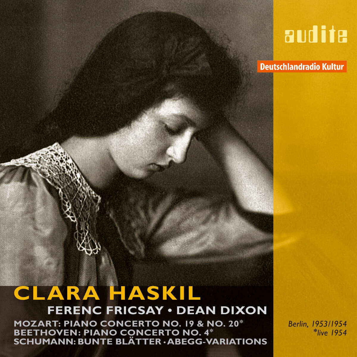 Clara Haskil plays Mozart, Beethoven and Schumann