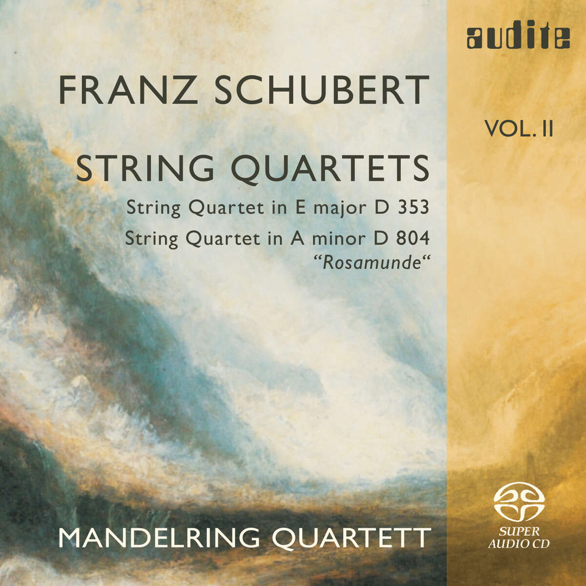 F. Schubert: String Quartets Vol. II