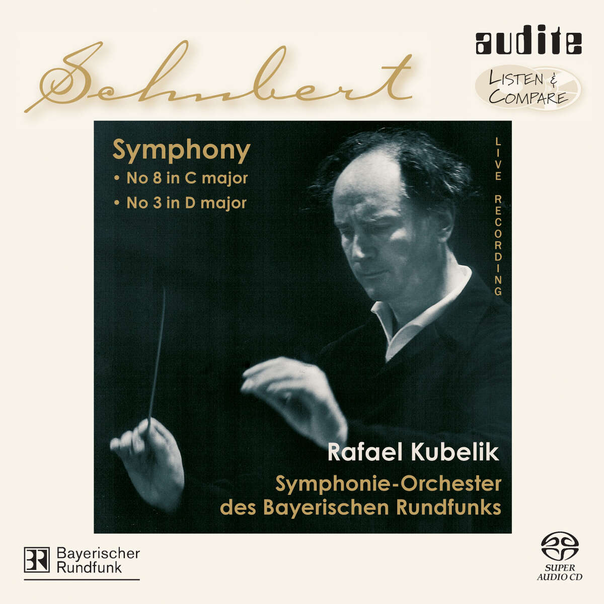 F. Schubert: Symphony No. 8, D 944 & No. 3, D 200
