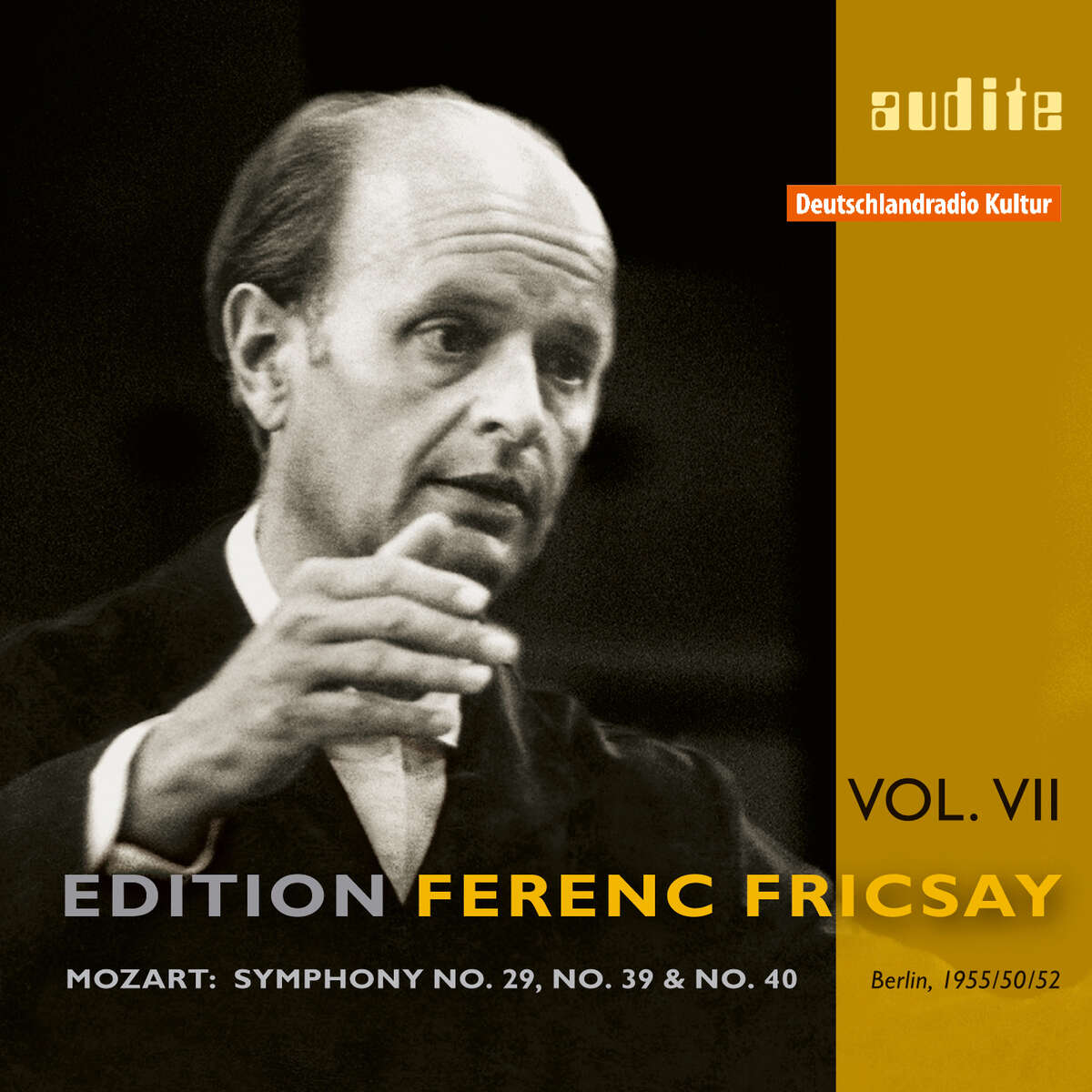Edition Ferenc Fricsay (VII) – W.A. Mozart: Symphony No. 29, No. 39 & No. 40