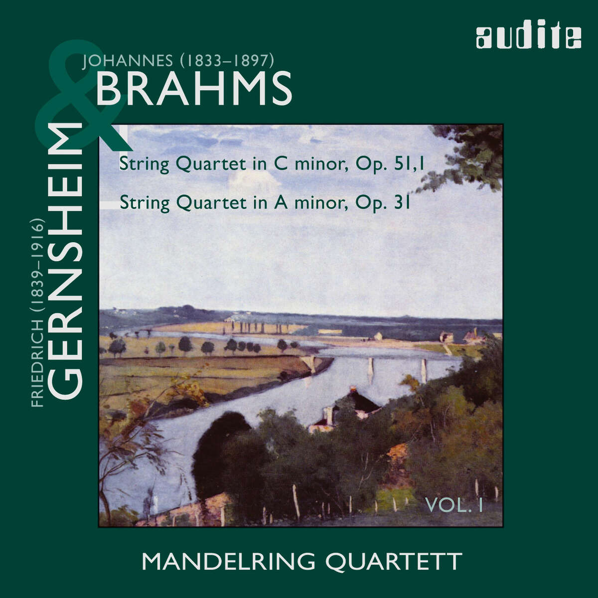 String Quartets by Brahms (Op. 51, No. 1) & Gernsheim (Op. 31)