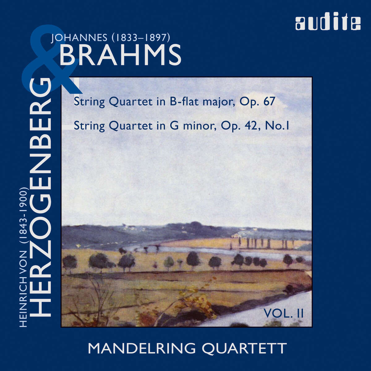 String Quartets by Brahms (Op. 67) & Herzogenberg (Op. 42, No.1)