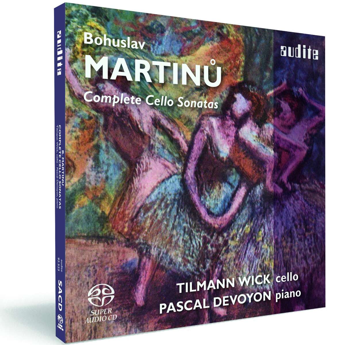 Martinu Complete Cello Sonatas Tilmann Wick Pascal Audite