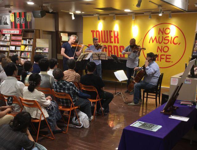 Quartetto di Cremona bei Tower Records in Tokyo